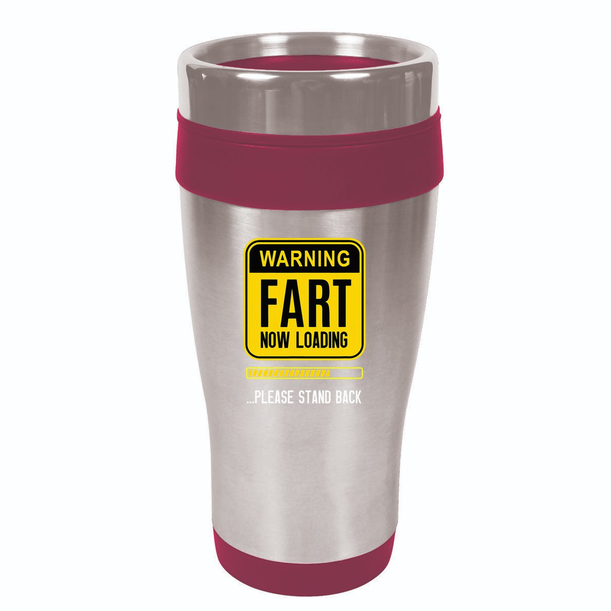 Warning Fart Now Loading 16oz Travel Tumbler
