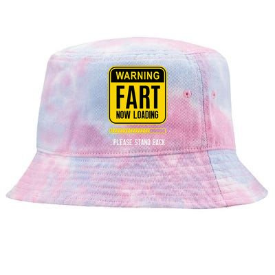 Warning Fart Now Loading Tie-Dyed Bucket Hat