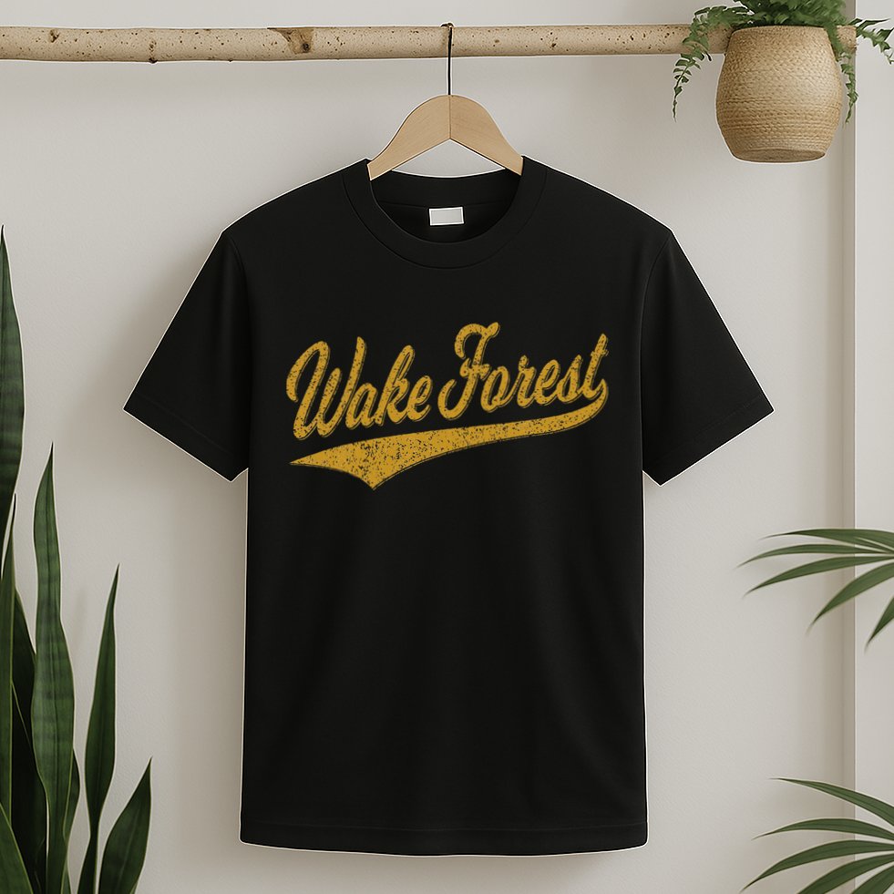 Wake Forest North Carolina Varsity Script Sports Jersey T-Shirt