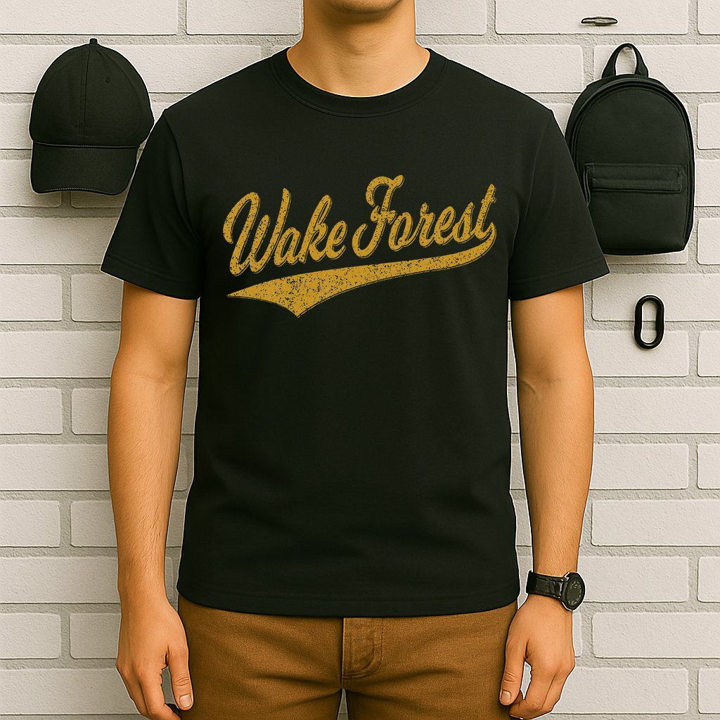 Wake Forest North Carolina Varsity Script Sports Jersey T-Shirt