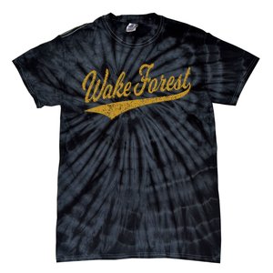 Wake Forest North Carolina Varsity Script Sports Jersey Tie-Dye T-Shirt