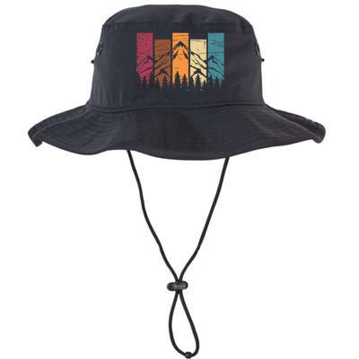 Wildlife Forest Nature Trees Retro Outdoors Mountains Hiking Legacy Cool Fit Booney Bucket Hat