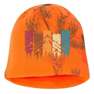 Wildlife Forest Nature Trees Retro Outdoors Mountains Hiking Kati - Camo Knit Beanie