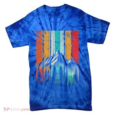 Wildlife Forest Nature Trees Outdoors Mountains Hiking Tie-Dye T-Shirt
