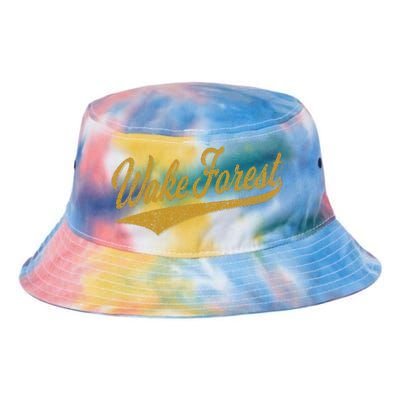 WAKE FOREST NORTH CAROLINA VARSITY SCRIPT SPORTS JERSEY Tie Dye Newport Bucket Hat