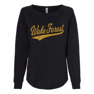 WAKE FOREST NORTH CAROLINA VARSITY SCRIPT SPORTS JERSEY Womens California Wash Sweatshirt