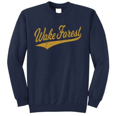 WAKE FOREST NORTH CAROLINA VARSITY SCRIPT SPORTS JERSEY Tall Sweatshirt