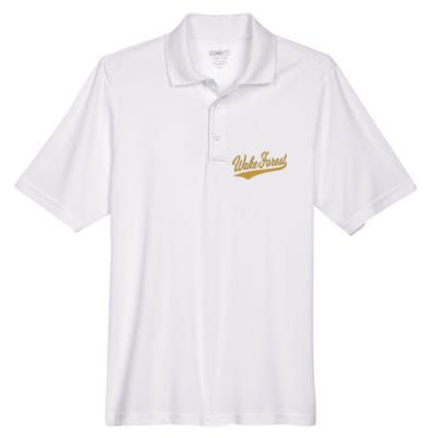 WAKE FOREST NORTH CAROLINA VARSITY SCRIPT SPORTS JERSEY Men's Origin Performance Pique Polo