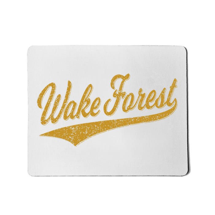 WAKE FOREST NORTH CAROLINA VARSITY SCRIPT SPORTS JERSEY Mousepad