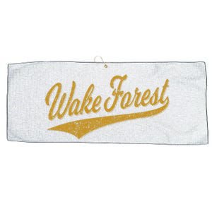 WAKE FOREST NORTH CAROLINA VARSITY SCRIPT SPORTS JERSEY Large Microfiber Waffle Golf Towel