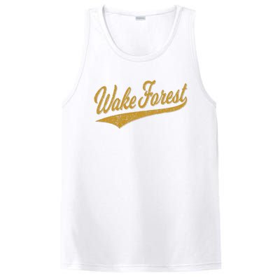 WAKE FOREST NORTH CAROLINA VARSITY SCRIPT SPORTS JERSEY PosiCharge Competitor Tank