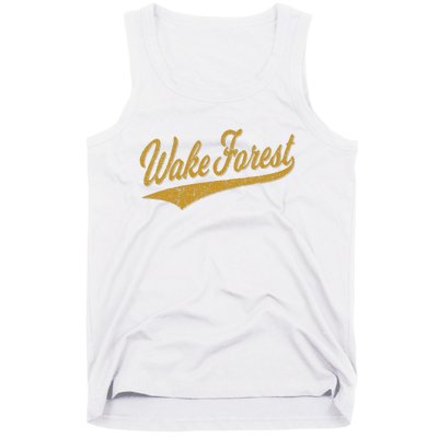 WAKE FOREST NORTH CAROLINA VARSITY SCRIPT SPORTS JERSEY Tank Top