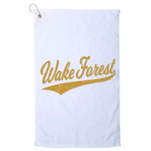 WAKE FOREST NORTH CAROLINA VARSITY SCRIPT SPORTS JERSEY Platinum Collection Golf Towel