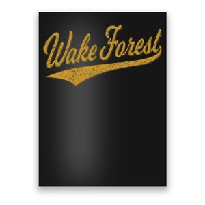 WAKE FOREST NORTH CAROLINA VARSITY SCRIPT SPORTS JERSEY Poster