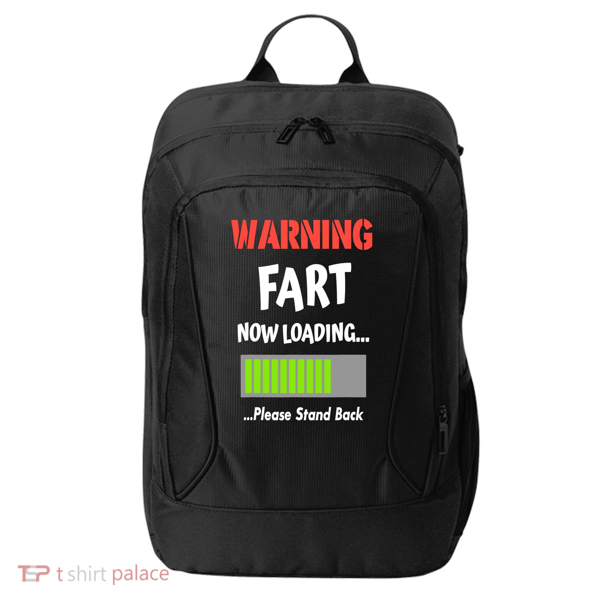 Warning Fart Now Loading Please Stand Back City Backpack