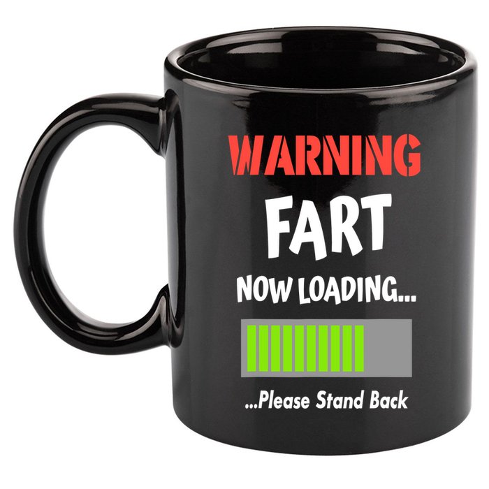 Warning Fart Now Loading Please Stand Back 11oz C Handle Ceramic Mug