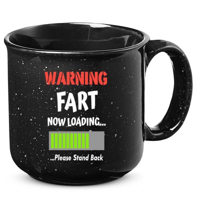 Warning Fart Now Loading Please Stand Back 15oz Campfire Ceramic Mug