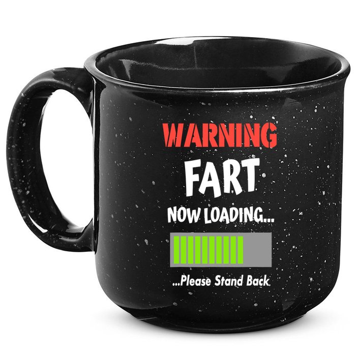 Warning Fart Now Loading Please Stand Back 15oz Campfire Ceramic Mug
