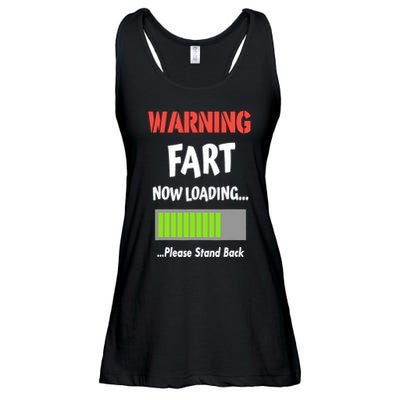 Warning Fart Now Loading Please Stand Back Ladies Essential Flowy Tank