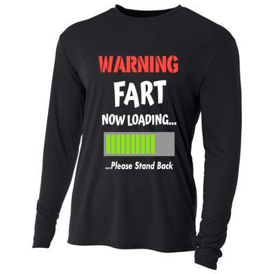 Warning Fart Now Loading Please Stand Back Cooling Performance Long Sleeve Crew