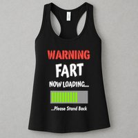 Warning Fart Now Loading Please Stand Back Womens Tank Top