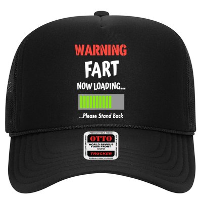 Warning Fart Now Loading Please Stand Back Trucker Hat