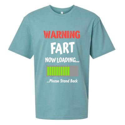 Warning Fart Now Loading Please Stand Back Sueded Cloud Jersey T-Shirt