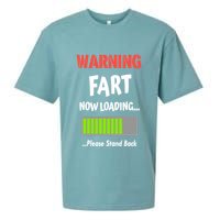 Warning Fart Now Loading Please Stand Back Sueded Cloud Jersey T-Shirt
