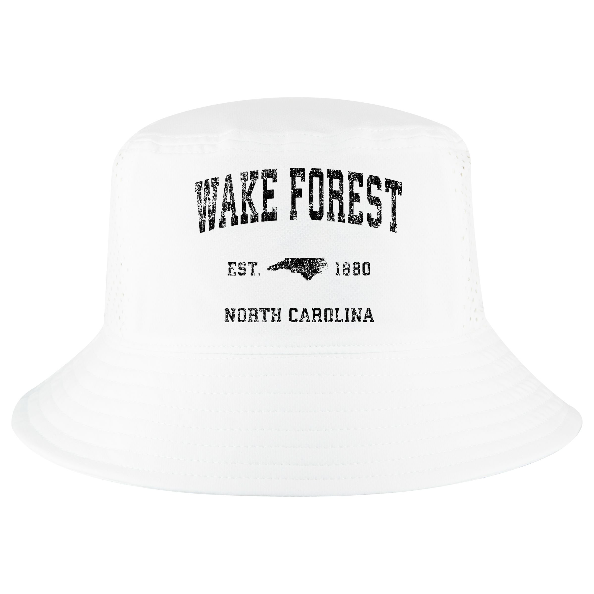 Wake Forest North Carolina Nc Vintage Sports Cool Comfort Performance Bucket Hat