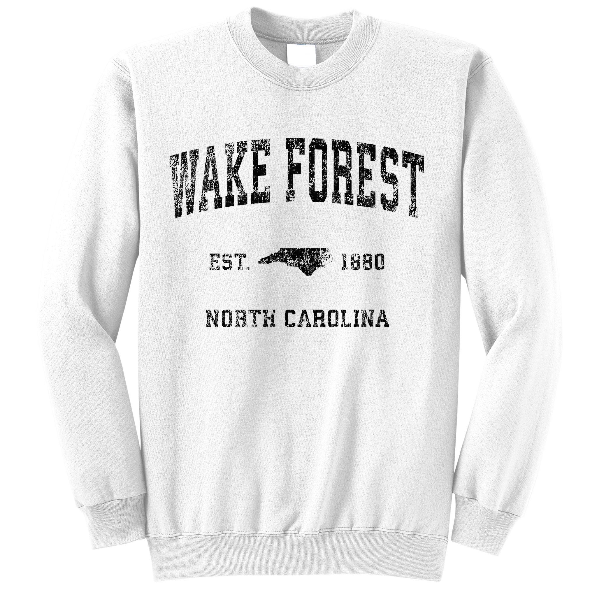 Wake Forest North Carolina Nc Vintage Sports Sweatshirt