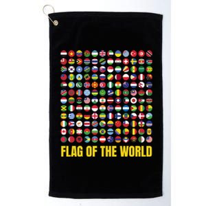 World Flag Outfit Idea And International World Flags Gift Platinum Collection Golf Towel