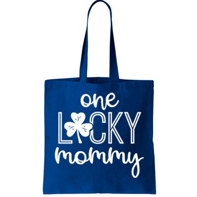 Wo Funny One Lucky Mommy St Patricks Day Gift Gift Tote Bag