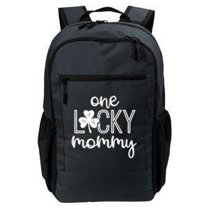 Wo Funny One Lucky Mommy St Patricks Day Gift Gift Daily Commute Backpack