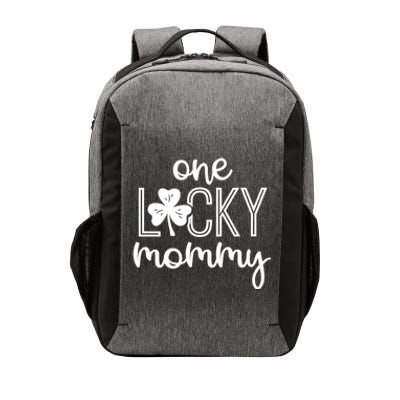 Wo Funny One Lucky Mommy St Patricks Day Gift Gift Vector Backpack