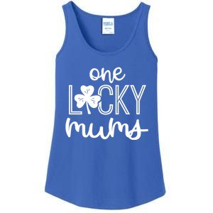 Wo Funny One Lucky Mums St Patricks Day Gift Gift Ladies Essential Tank