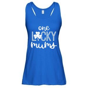 Wo Funny One Lucky Mums St Patricks Day Gift Gift Ladies Essential Flowy Tank