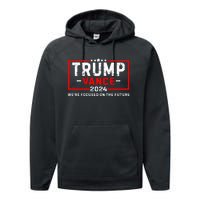 WeRe Focused On The Future Trump Vance Debate Performance Fleece Hoodie