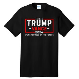 WeRe Focused On The Future Trump Vance Debate Tall T-Shirt