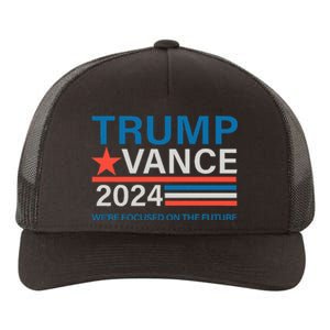 WeRe Focused On The Future Trump Vance Debate Yupoong Adult 5-Panel Trucker Hat