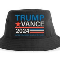 WeRe Focused On The Future Trump Vance Debate Sustainable Bucket Hat