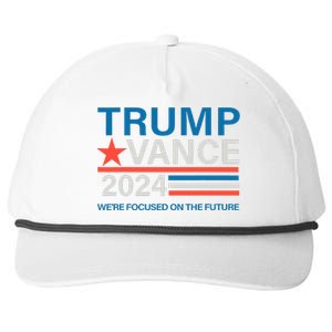 WeRe Focused On The Future Trump Vance Debate Snapback Five-Panel Rope Hat