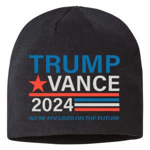 WeRe Focused On The Future Trump Vance Debate Sustainable Beanie