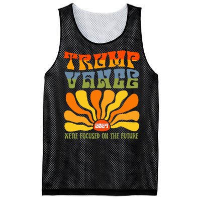 WeRe Focused On The Future Trump Vance Mesh Reversible Basketball Jersey Tank