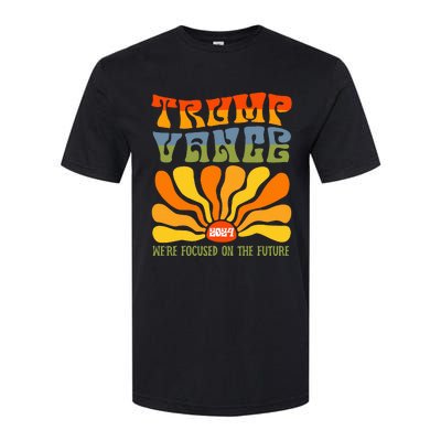 WeRe Focused On The Future Trump Vance Softstyle CVC T-Shirt