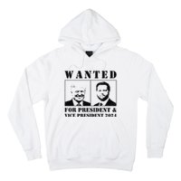 Wanted For President & Vice President 2024 Trump Vance Maga Hoodie