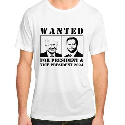 Wanted For President & Vice President 2024 Trump Vance Maga Adult ChromaSoft Performance T-Shirt