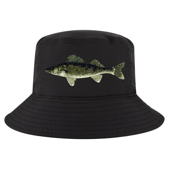 Walleye Fish Pickerel Fishing Lover Fisherman Cool Comfort Performance Bucket Hat