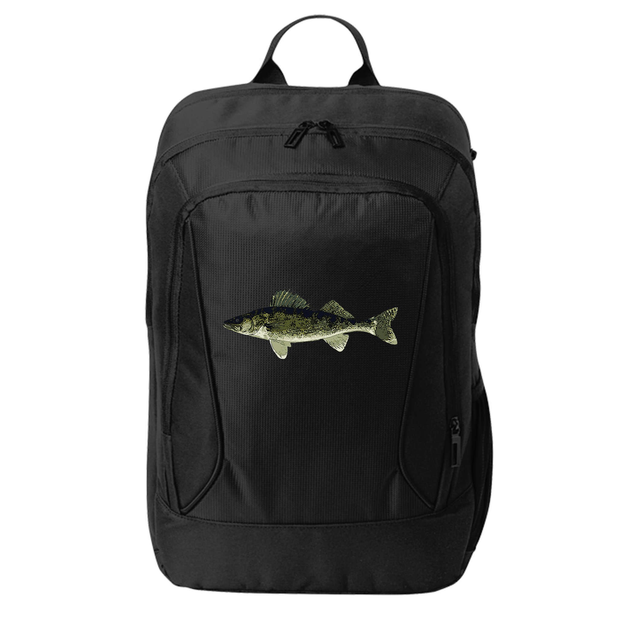 Walleye Fish Pickerel Fishing Lover Fisherman City Backpack
