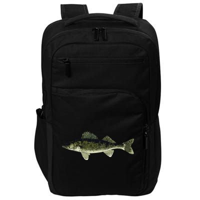 Walleye Fish Pickerel Fishing Lover Fisherman Impact Tech Backpack
