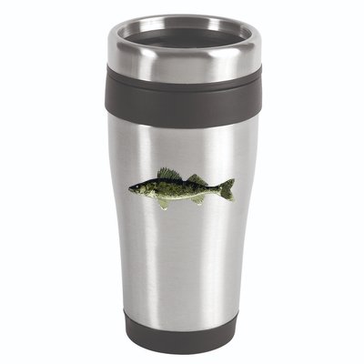 Walleye Fish Pickerel Fishing Lover Fisherman 16oz Travel Tumbler